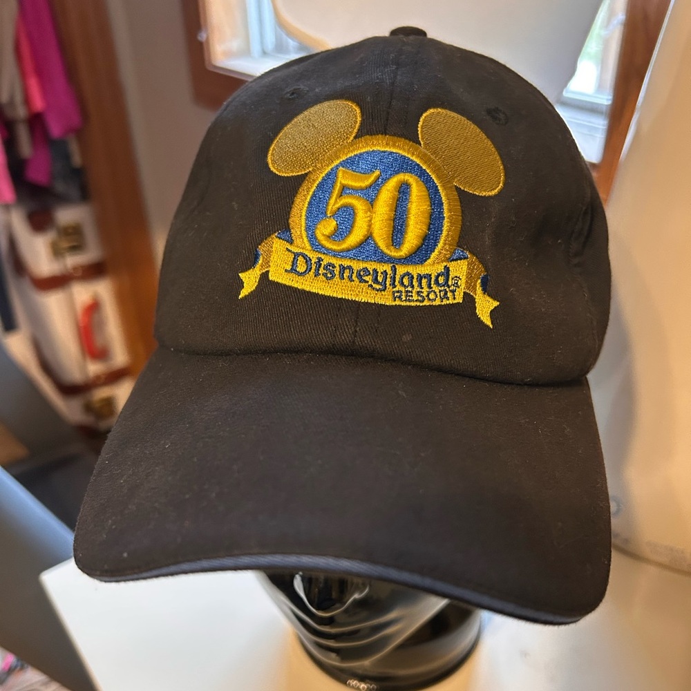 Disneyland Resort 50th Anniversary Black Cap